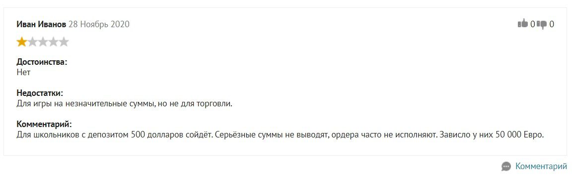 Отзывы о FxPro