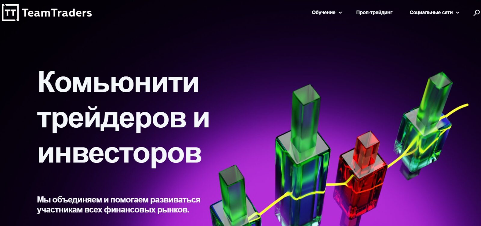 Инвестиционная платформа Team Traders