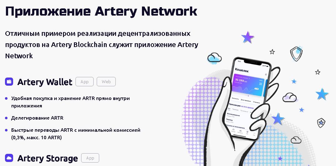 Приложение Artery Network