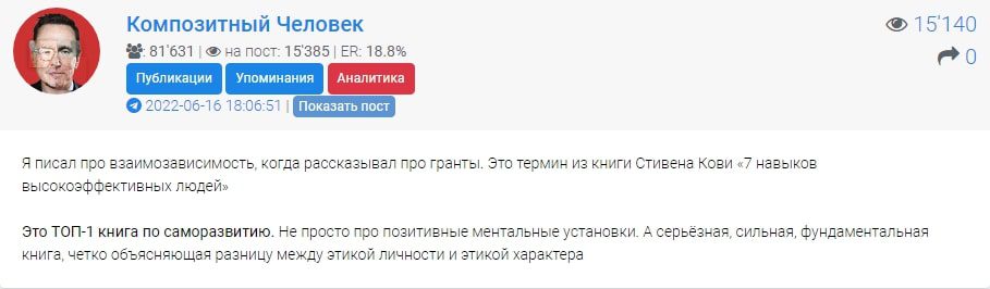 Телеграм-канал Композитный человек