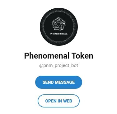 Телеграмм канал Phenomenal Token