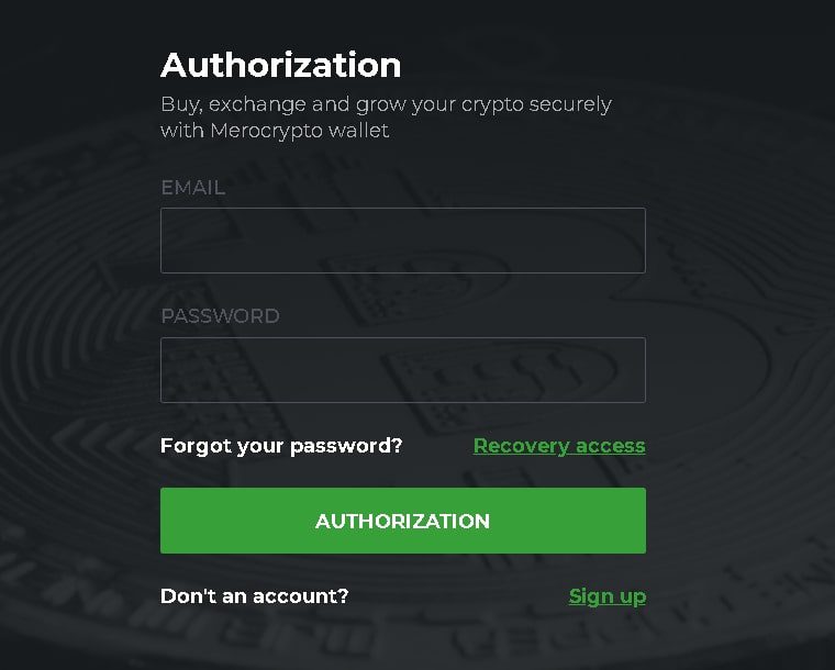 Merocrypto регистрация