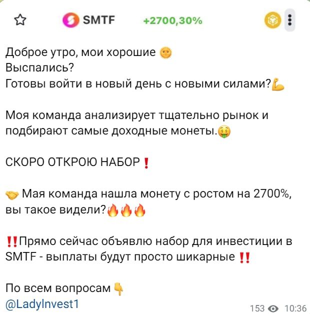 Lady Invest телеграмм