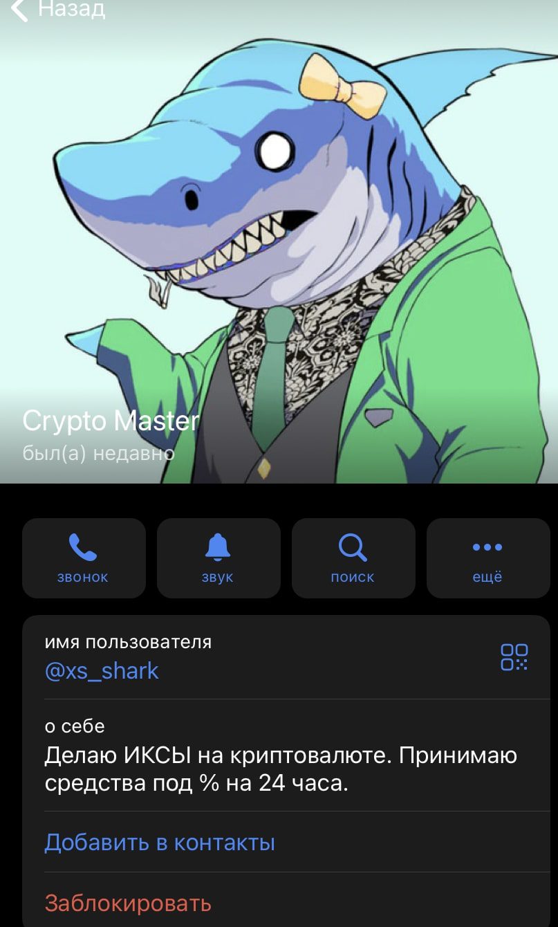 XS shark телеграмм