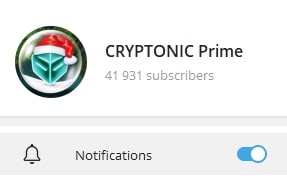 Cryptonic prime телеграмм