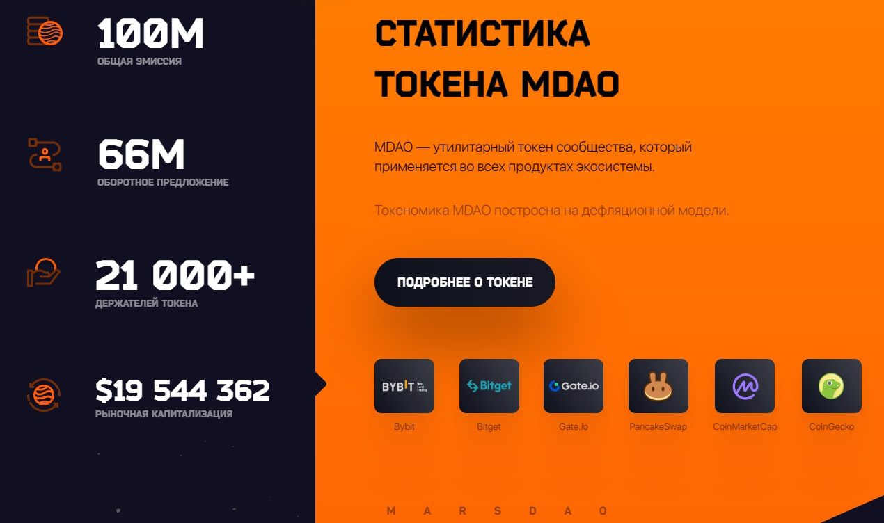 Mars Dao статистика