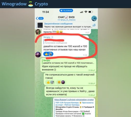 Winogradow Crypto отзывы