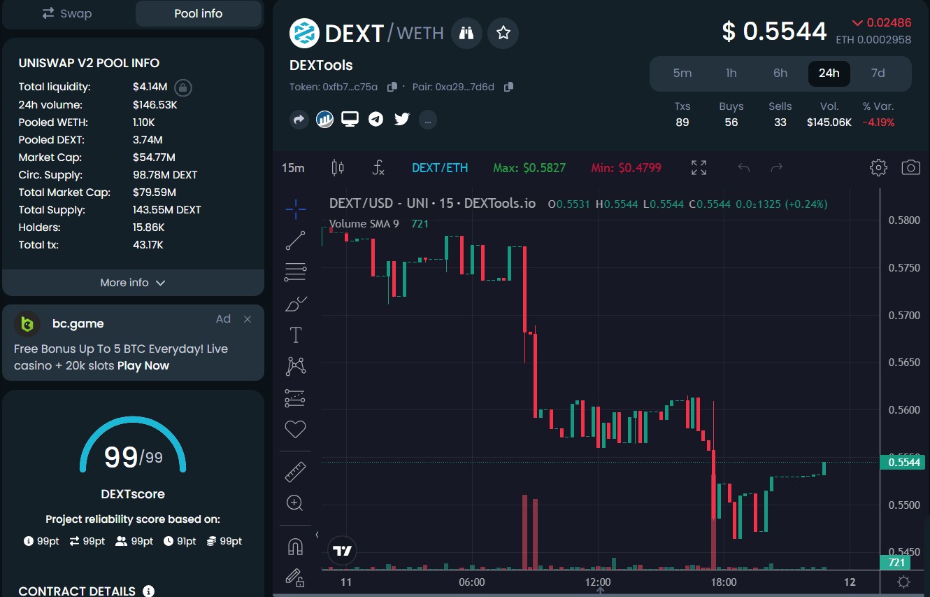 dextools официальный сайт