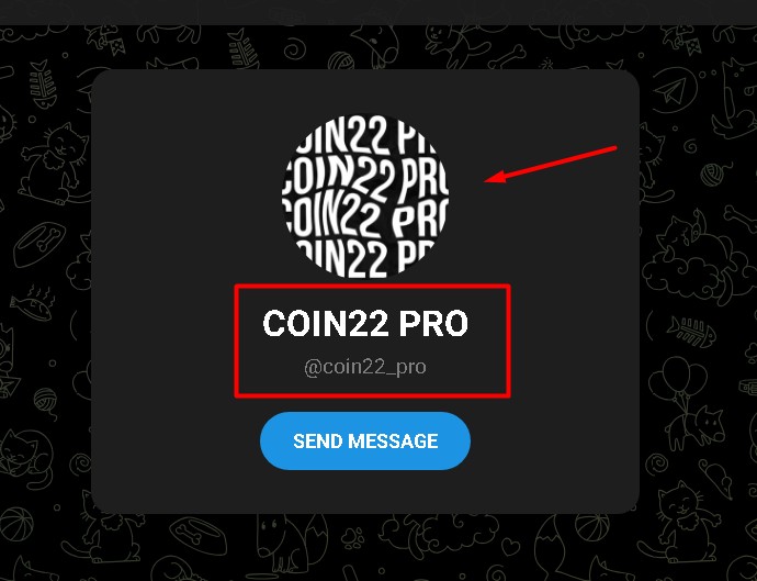 Coin22 pro телеграм