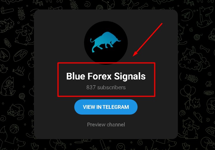 Forex Signals Blue обзор канала