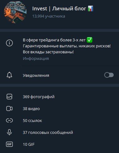 Alexinvesst телеграм