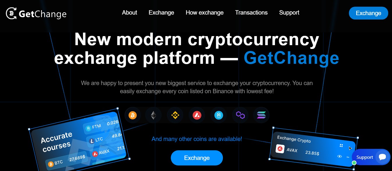 обменник getchange обзор