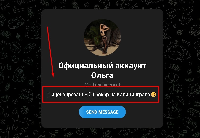 Offiicialaccount Телеграмм