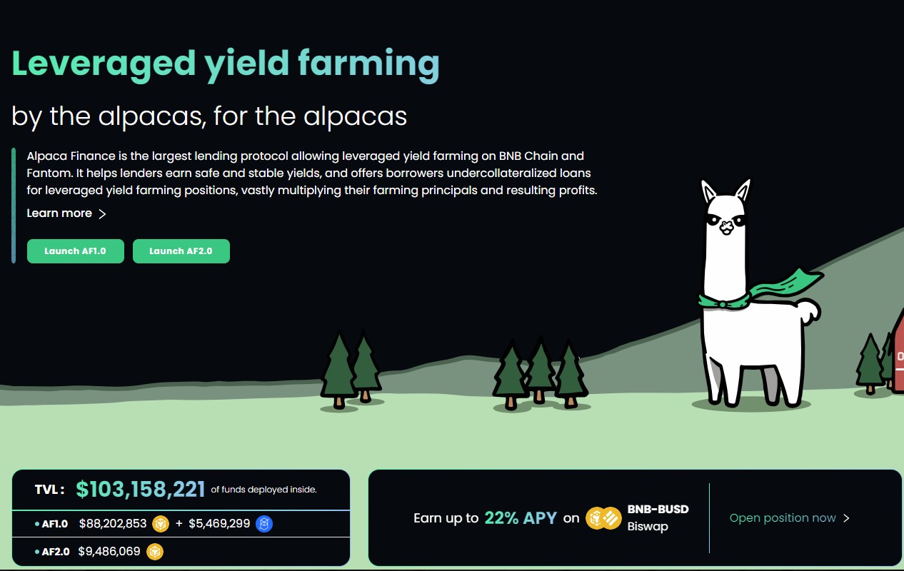 Alpaca Finance обзор проекта