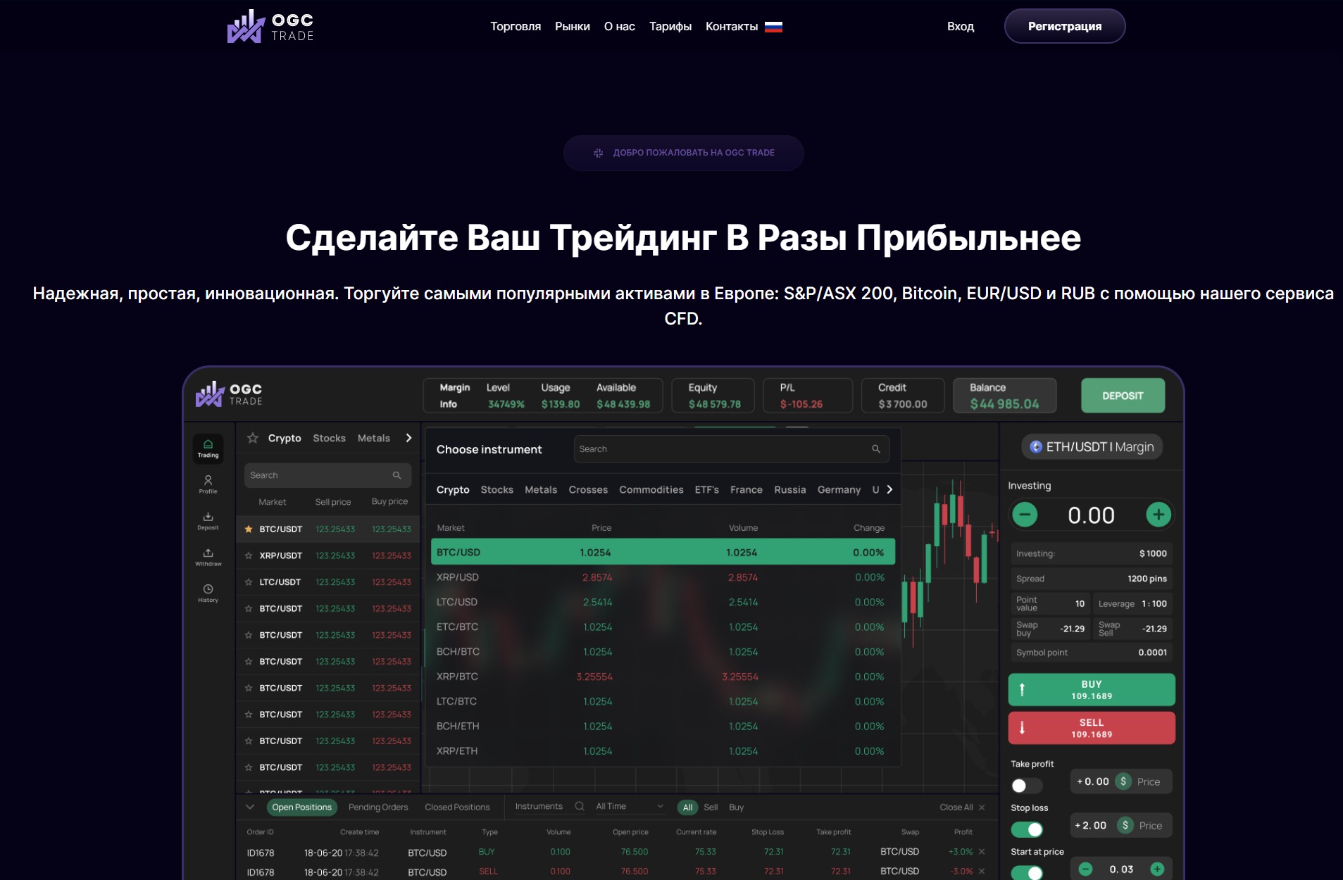 Сайт Ogctrade