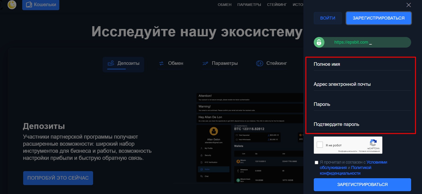 Проект Epsbit