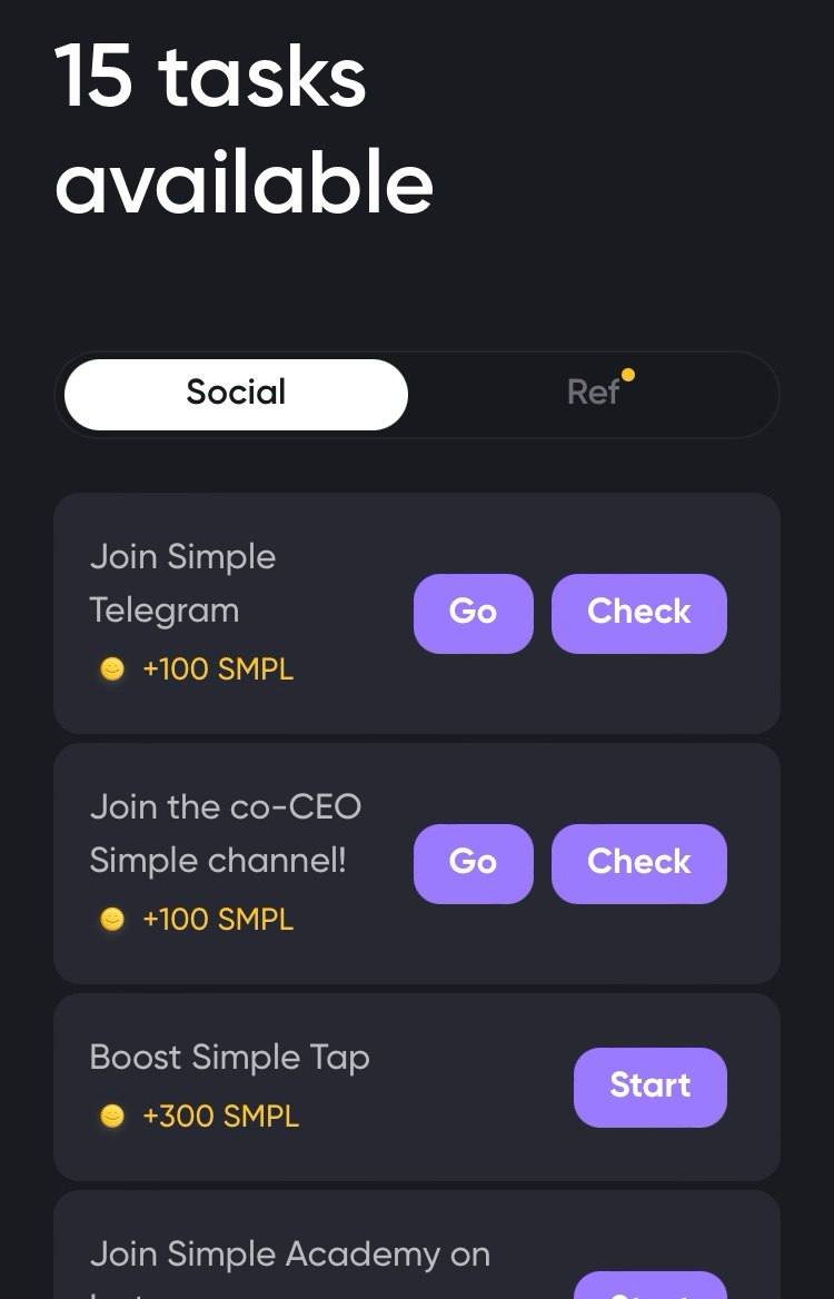 simple tap telegram