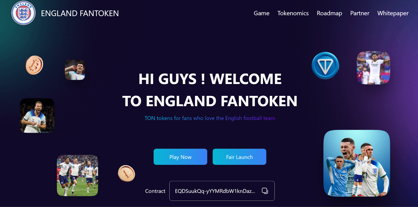 england fantoken